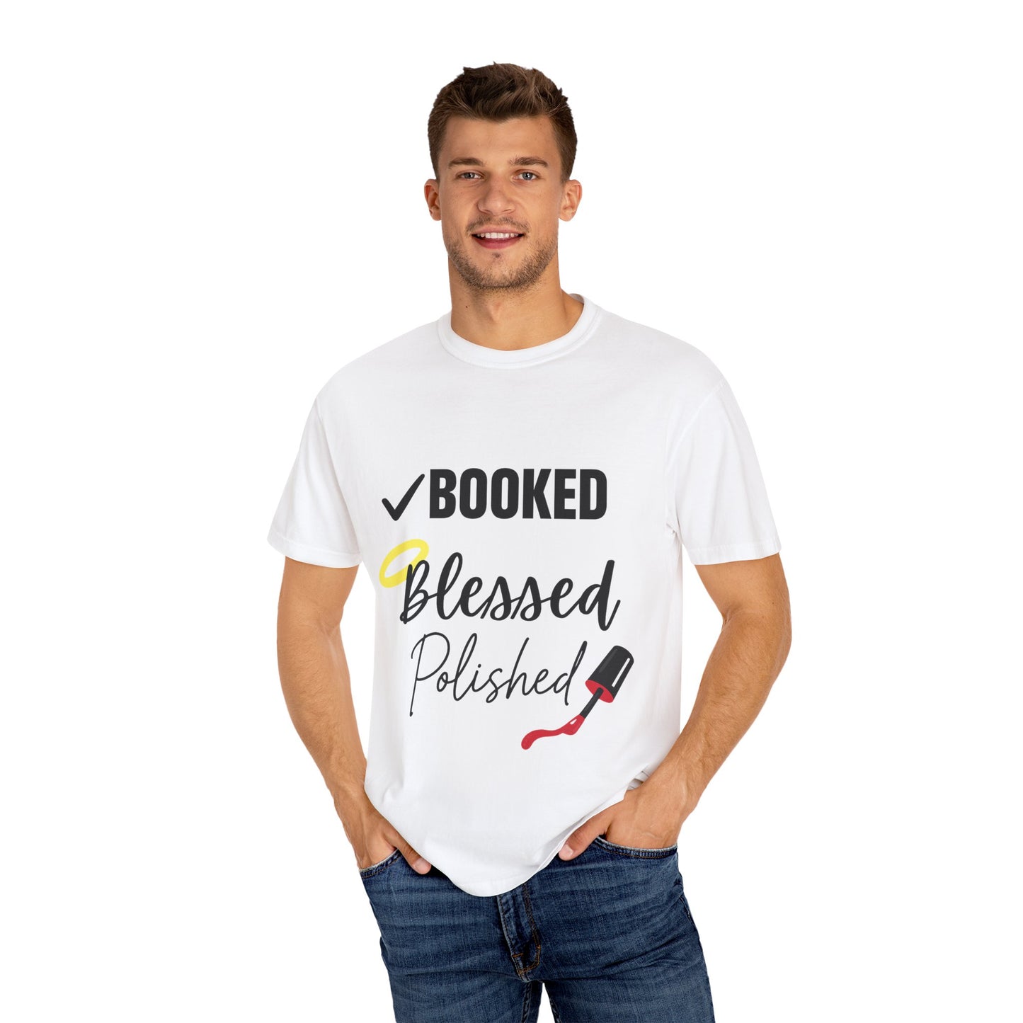 Blessed & Booked Unisex Garment-Dyed T-Shirt